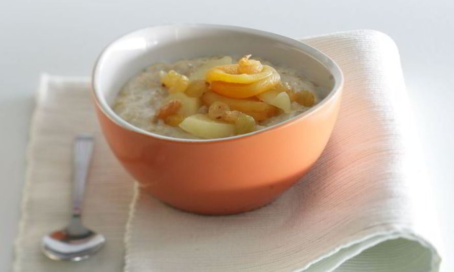 Рецепт каши с фруктами