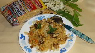 Каша с сухофруктами