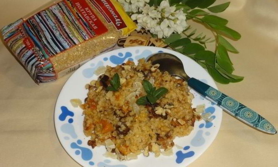Рецепт каши с сухофруктами