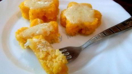 итальянская кукурузная полента с сыром