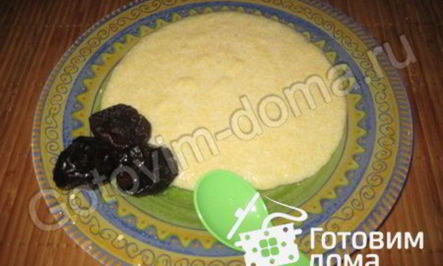 Рецепт каши кукурузной с черносливом