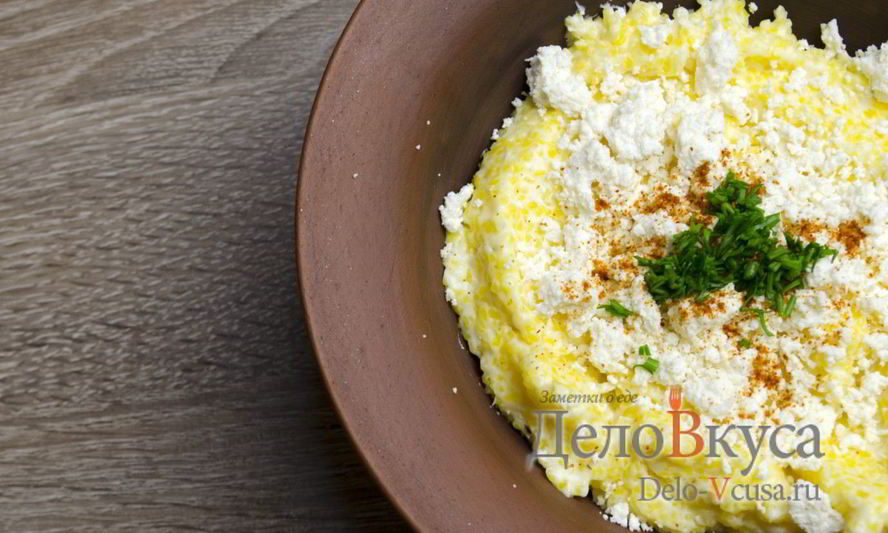 Рецепт кукурузной каши на сметане и сливках