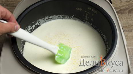 кукурузная каша на сметане и сливках