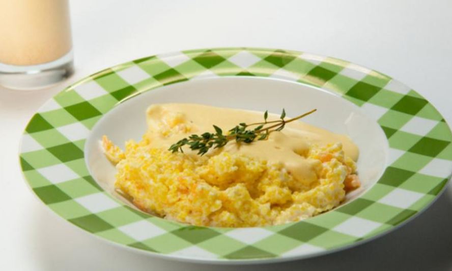 Рецепт кукурузной каши с тыквенным кремом