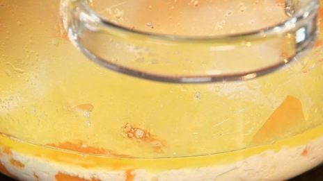 кукурузная каша с тыквенным кремом