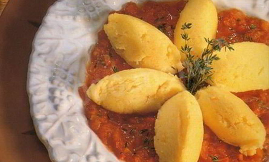 Рецепт кукурузной поленты с сыром