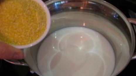 мамалыга с брынзой