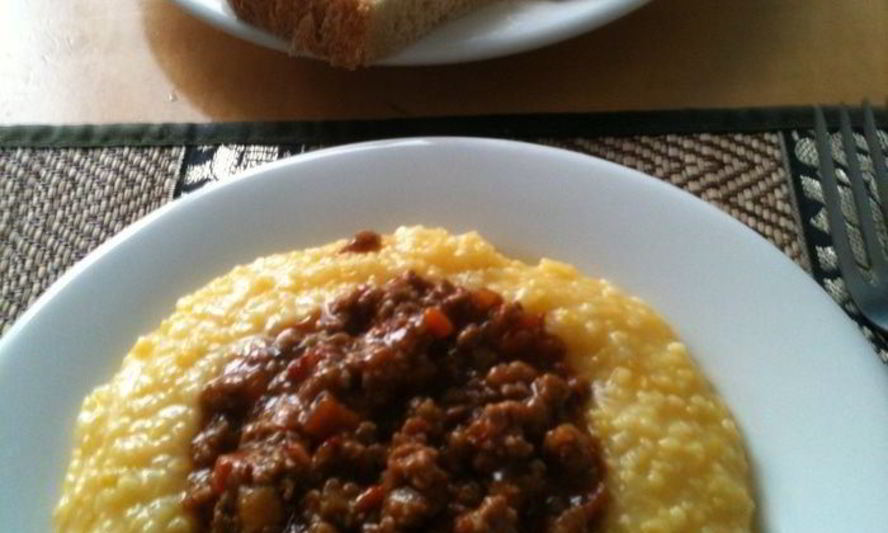 Рецепт поленты с мясным соусом