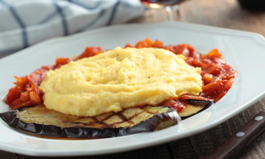 Рецепт поленты с овощами