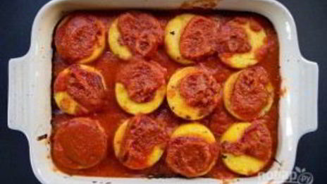 томатная полента