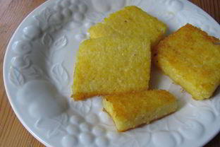 Жареная кукурузная каша