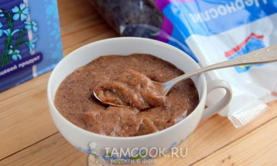 Рецепт льняной каши с черносливом