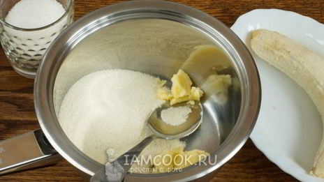 манная каша с бананом