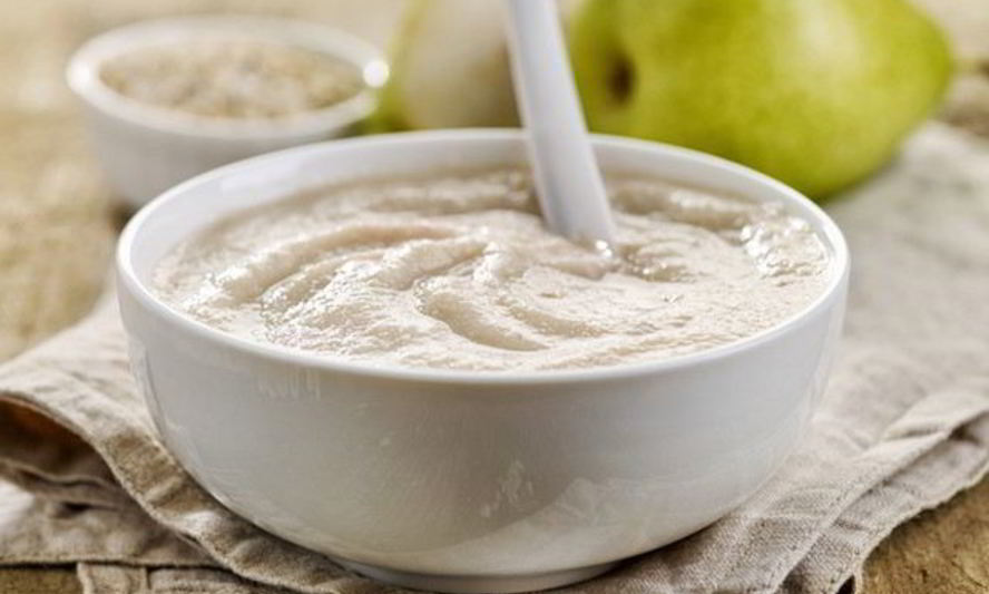 Рецепт манной каши с грушей