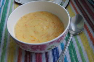 Манная каша с морковью