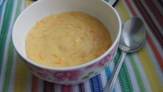 Манная каша с морковью