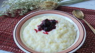 Молочная каша из риса и пшена