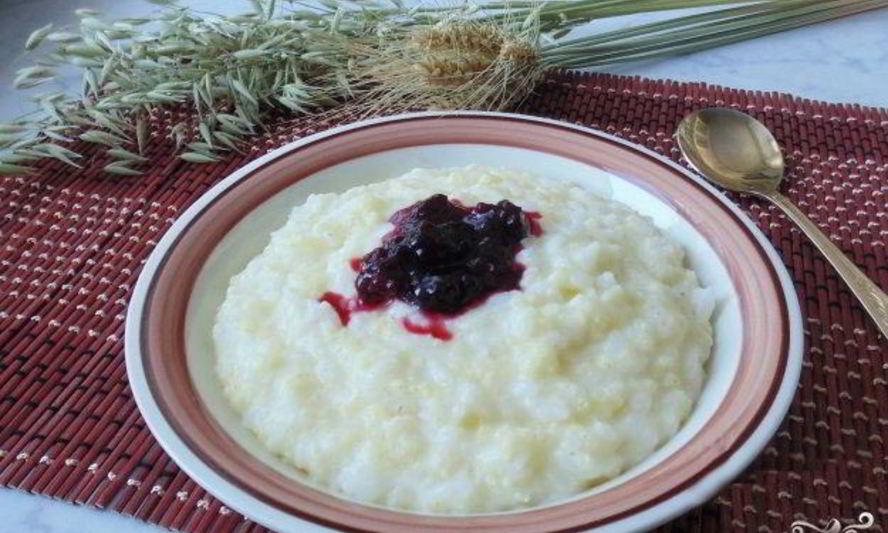 Рецепт молочной каши из риса и пшена