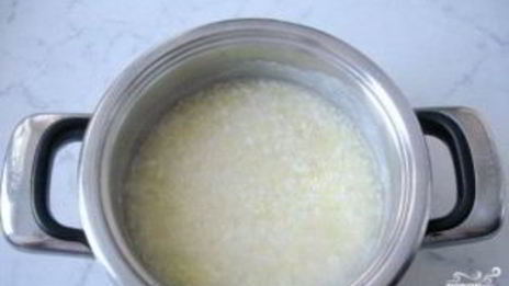 молочная каша из риса и пшена