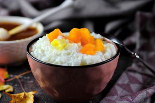 Молочная каша с тыквой и рисом