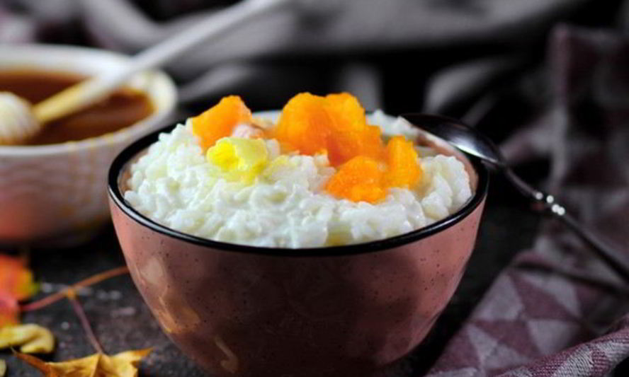 Рецепт молочной каши с тыквой и рисом