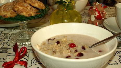 овсяная каша на кокосовом молоке