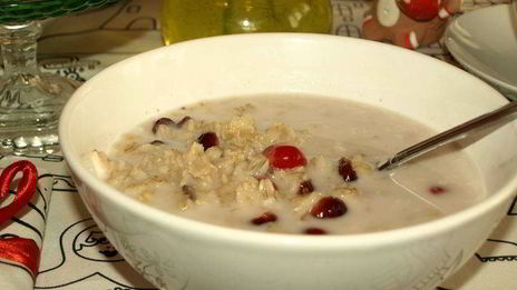 овсяная каша на кокосовом молоке