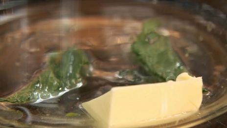 овсяная каша на мятном молоке