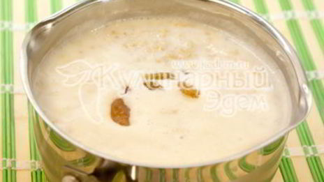 овсяная каша с изюмом