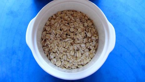 овсяная каша с карамельными яблоками