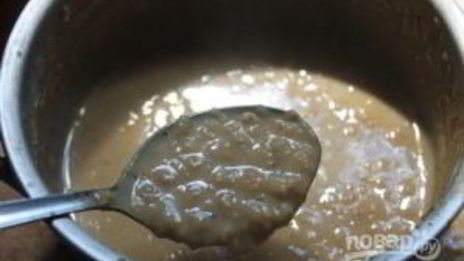 овсяная каша с карамелью и бананом