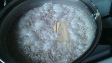 овсяная каша с курагой