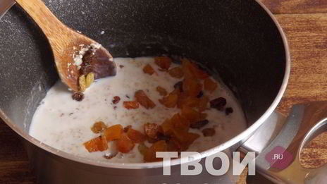 овсяная каша с сухофруктами