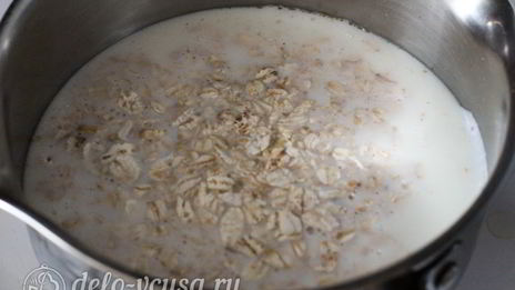 овсяная каша с яблоками