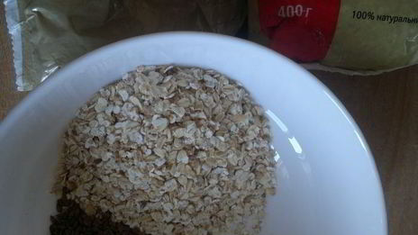 овсянка с ягодами