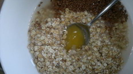 овсянка с ягодами