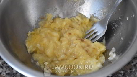 шоколадная овсяная каша с бананом