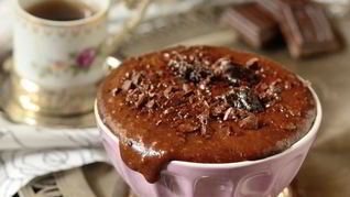 Шоколадная овсяная каша с черносливом