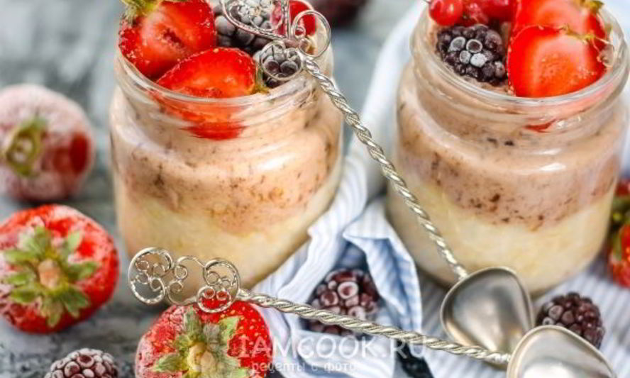 Рецепт шоколадной овсяной каши