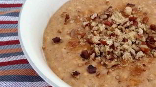 Тыквенная овсяная каша с ароматными специями