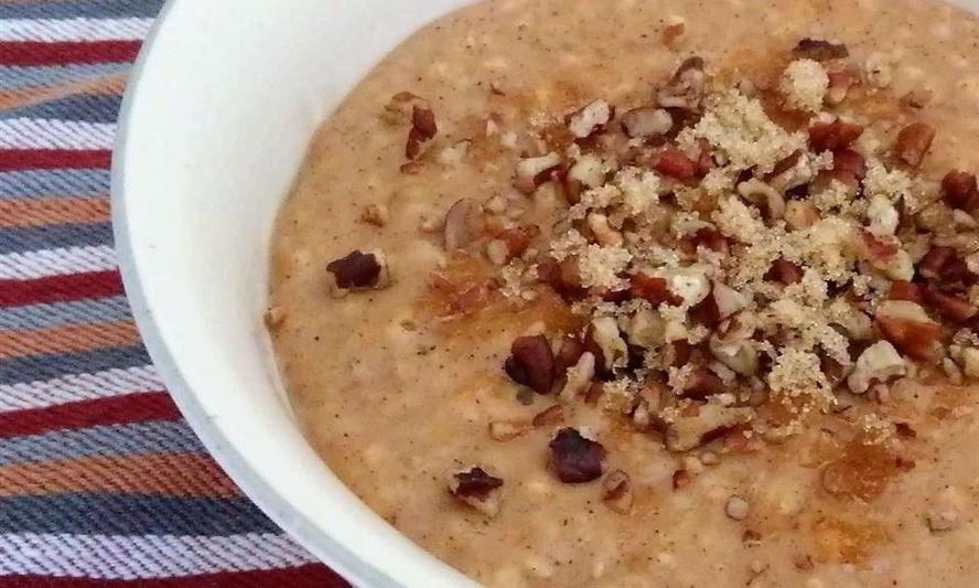 Рецепт тыквенной овсяной каши с ароматными специями