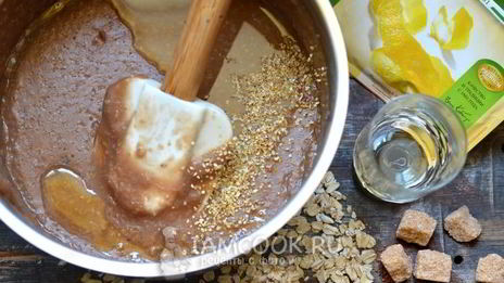 веганская овсянка с кэробом