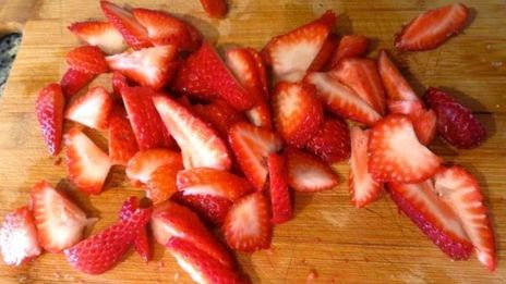 запеченная овсянка с ягодами