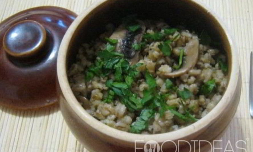 Рецепт перловой каши с грибами