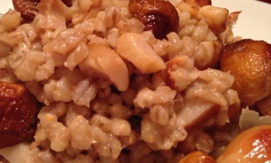 Рецепт перловки с белыми грибами