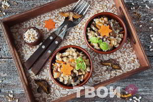 Перловка с грибами