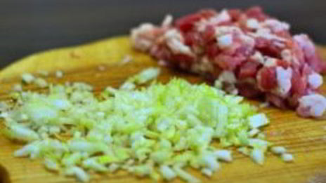 перловка с соусом