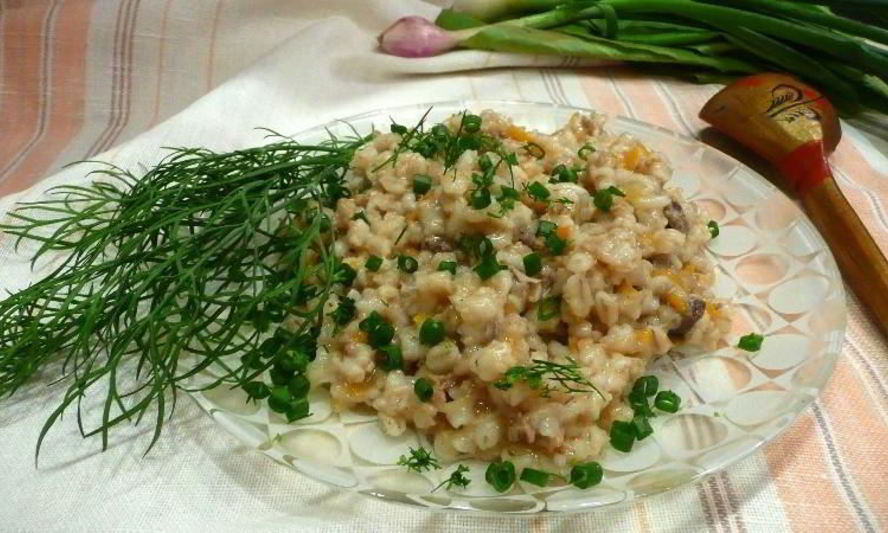 Рецепт перловки с тушенкой в мультиварке