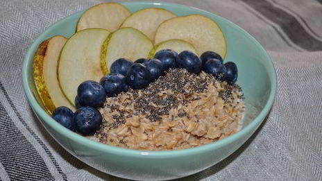 пряная каша с грушей