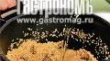 пшеничная каша с бараниной